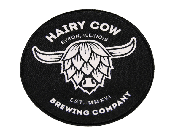 Hairy Cow Patch Black
