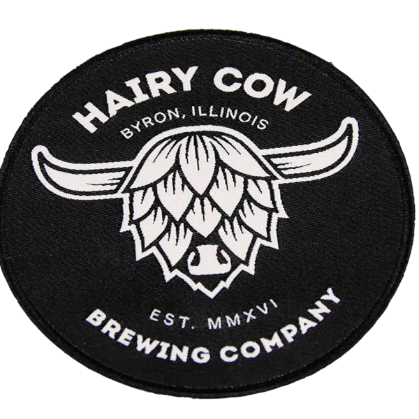Hairy Cow Patch Black