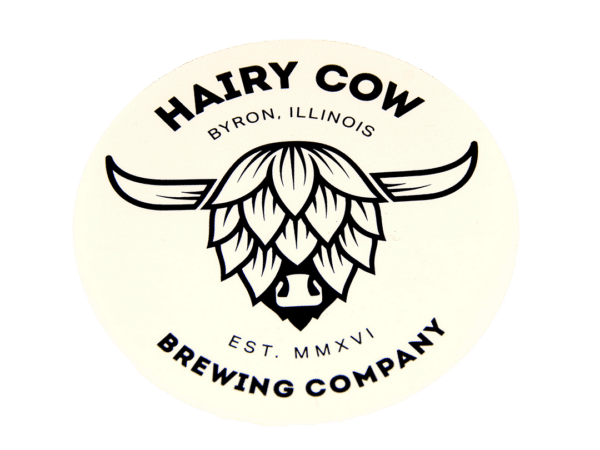 Hairy Cow Sticker