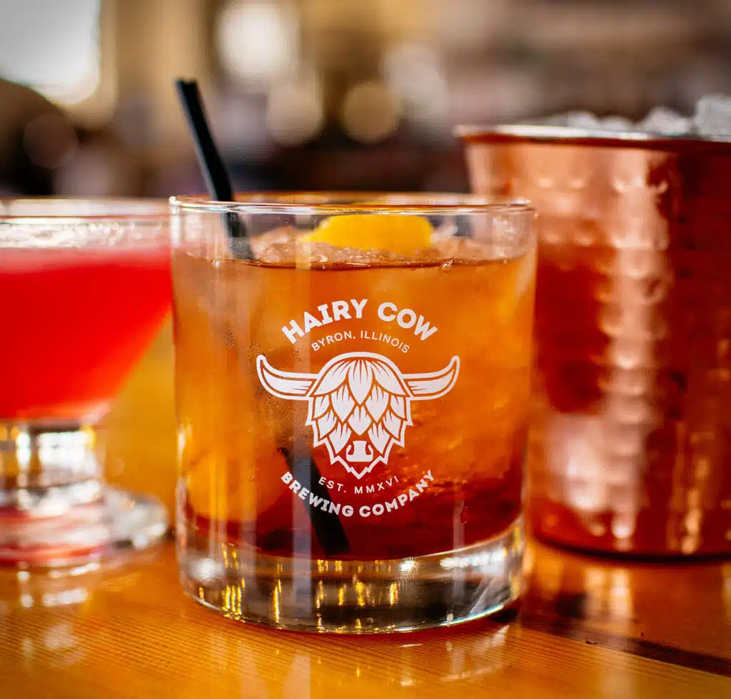 Cocktails at Hairy Cow Brewing Company